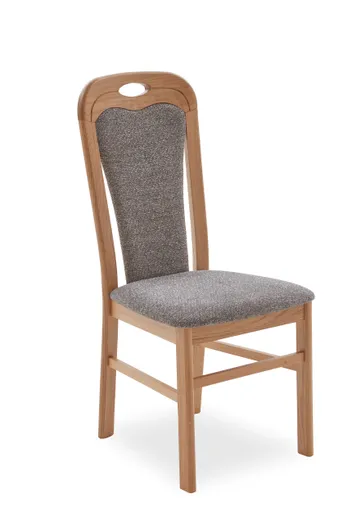 Polsterstuhl - Stoff, Grau