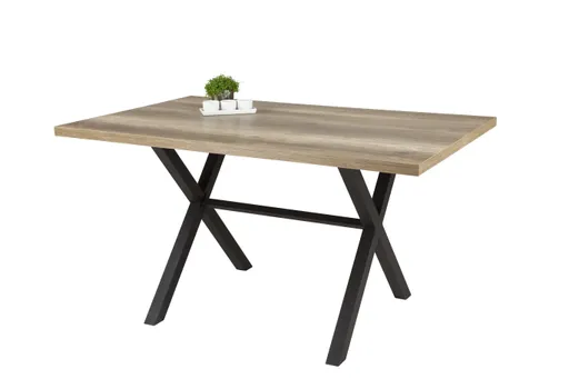 Esstisch - LB ca. 140x90 cm, Eiche Dekor