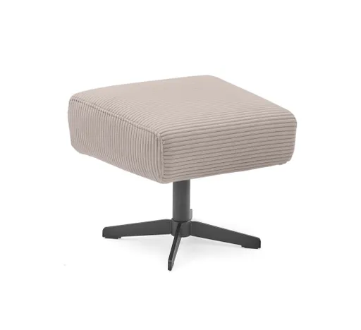 Hocker EILA - Stoff, Rosa