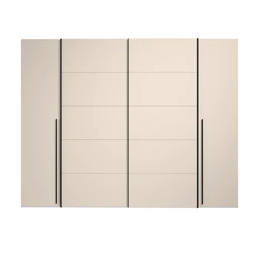  Schwebe-/Drehtürenschrank FAHDA- B ca. 270 cm, Sand