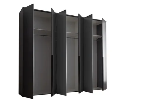 Drehtürenschrank- B ca. 270 cm, Graphit