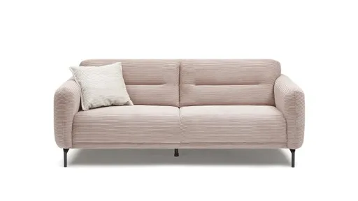 Sofa - 3-Sitzer, Stoff, Rosa