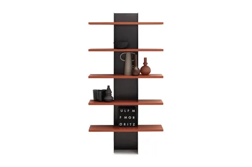Wandboard Venzone - BHT  108x210x25 cm, Anthrazit, Campari