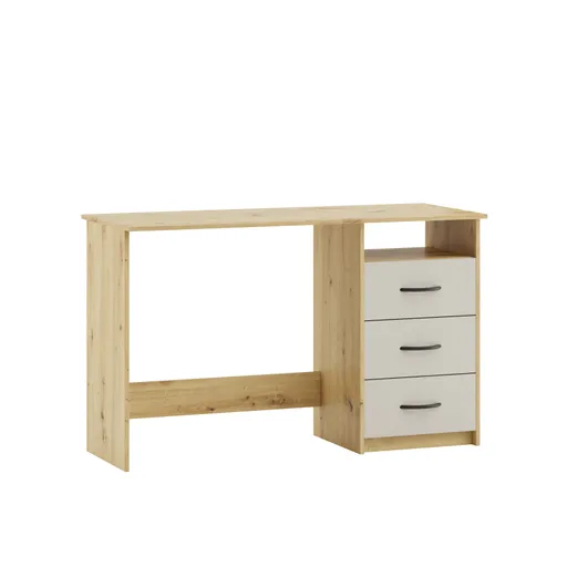 Schreibtisch - LB ca. 123x50 cm, Eiche Dekor, Kaschmir