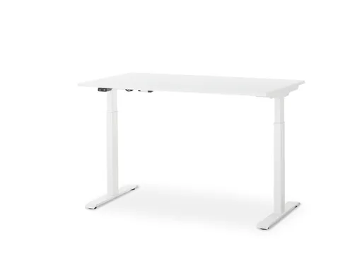 Schreibtisch GELI - höhenverstellbar, LB ca. 140x80 cm, Weiß