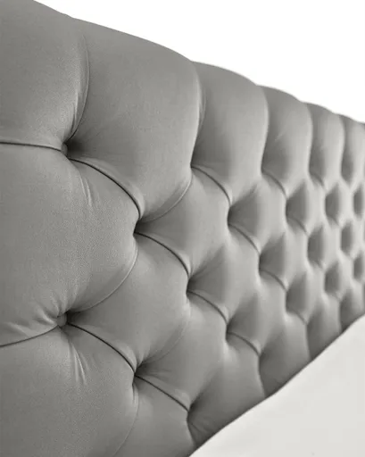 Bettgestell SANDRIN E- Liegefläche ca. 180x200 cm, Stoff, Taupe