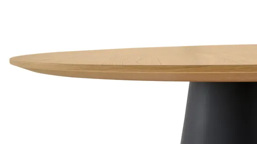Esstisch Ose - Rund D ca. 125 cm, Wildeiche furniert