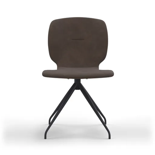Stuhl Saltino - Stoff, Dunkelbraun