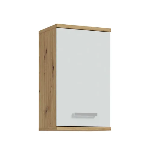 Hängeschrank- B ca. 40 cm, Eiche Dekor, Hellgrau