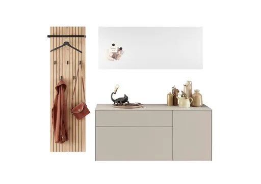 Schuhschrank GEENA - B ca. 137 cm, Kaschmir