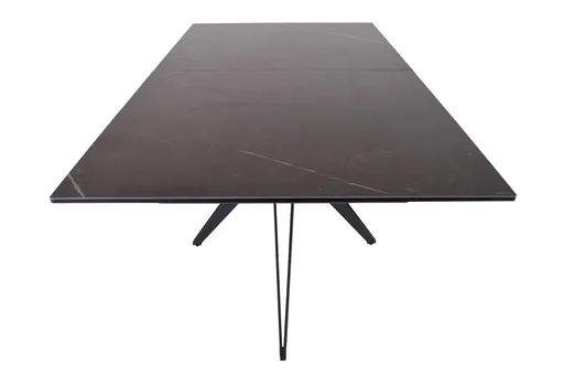 Esstisch MAJALA - ausziehbar, LB ca. 160x90 cm, Keramik, Grau