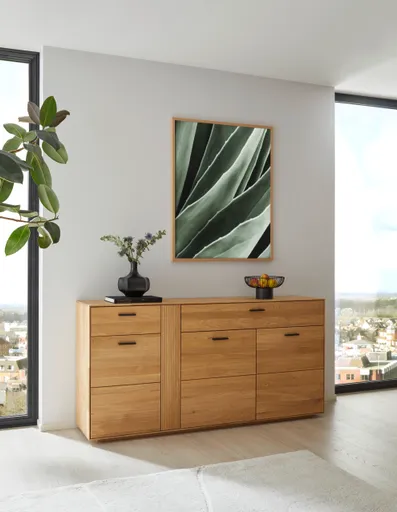 Sideboard Estana - Eiche massiv, legno