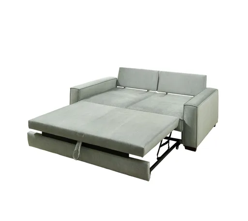 Sofa - Schlaffunktion, Stoff, Grau