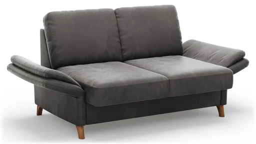 Sofa Vayra - 2,5-Sitzer, inkl. Sitzvorzug motorisch und Armlehnen klappbar, Stoff, Anthrazit