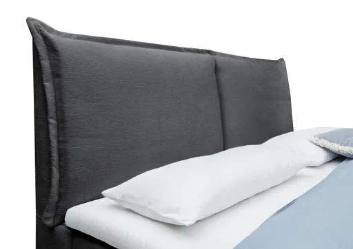 Bettgestell SANDRIN A- Liegefläche ca. 180x200 cm, Stoff, Anthrazit