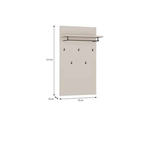 Garderobenpaneel FAID- Sand