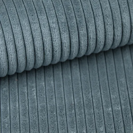 Ecksofa - 1,5-Sitzer, Ecke rechts inkl. Schlaffunktion und Bettkasten, Stoff, Hellblau