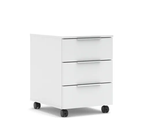 Rollcontainer - B ca. 45 cm, Weiß