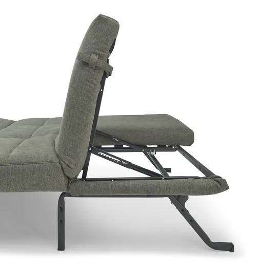 Funktionssofa EASY Optik B - 2-Sitzer, 155 cm inkl. Schlaffunktion, Stoff, Grün