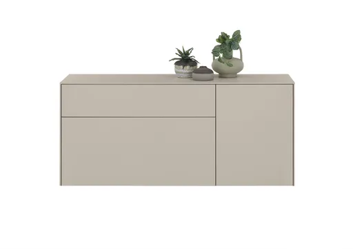 Schuhschrank GEENA - B ca. 137 cm, Kaschmir