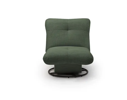 Drehsessel - Stoff, Dunkelgrün