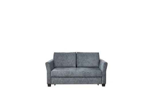 Relax-Sofa - Sitztiefe verstellbar/Schlaffunktion, Stoff, Grau