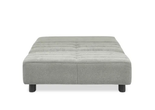 Faltsofa Easy - 2-Sitzer ohne Armlehne, ca. 140 cm inkl. Schlaffunktion, Stoff, Grau