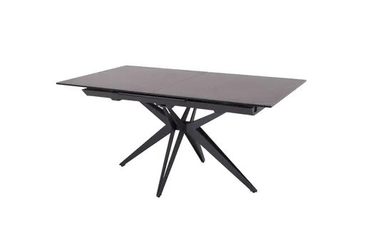 Esstisch MAJALA - ausziehbar, LB ca. 160x90 cm, Keramik, Grau
