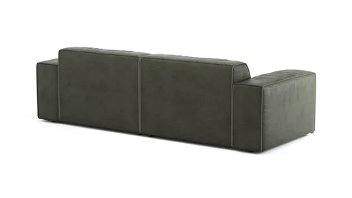 Sofa Elementos - 3 Sitzer, Stoff, Olive