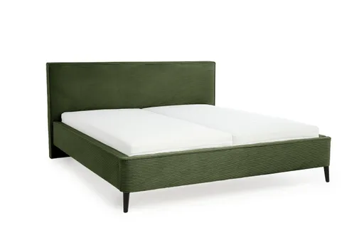 Polsterbett- Liegefläche ca. 180x200 cm, Stoff, Dunkelgrün