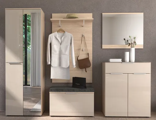Garderobe - Riva Eiche Nachbildung, Kaschmir