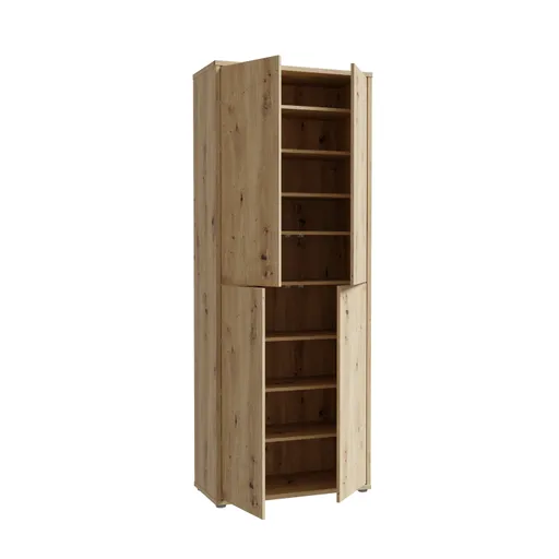 Schuhschrank FAID- B ca. 75 cm, Eiche Dekor