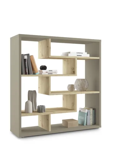 Raumteiler - B ca. 130 cm, Taupe, Asteiche