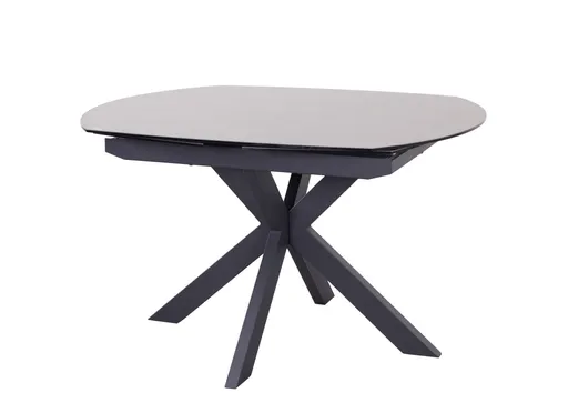 Esstisch MEGGIE - ausziehbar, LB ca. 130x100 cm, Glaskeramik, Grau