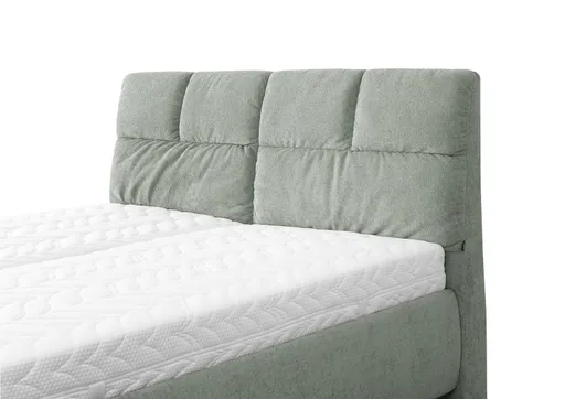 Polsterbett - Liegefläche ca. 180x200 cm, Stoff, Grün