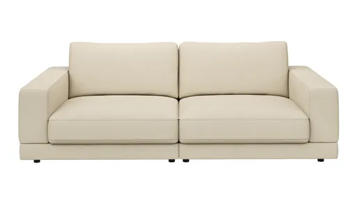 Megasofa Juni Lounge - B ca. 252 cm, Stoff, Offwhite