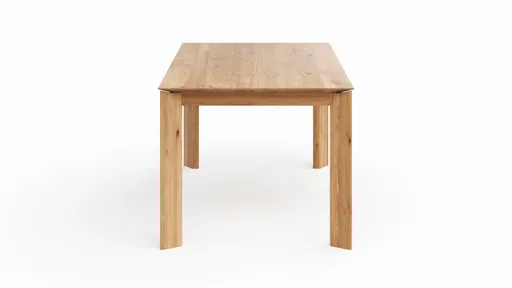 Esstisch Saratoga - ausziehbar, LB ca. 180x95 cm, Wildeiche massiv, natur geölt