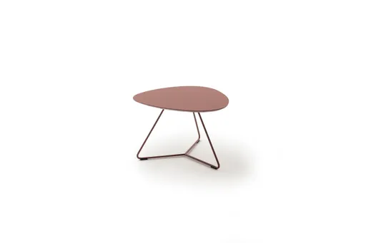 Couchtisch Fano - LBH ca. 67x60x43 cm, Fenix, Bordeaux