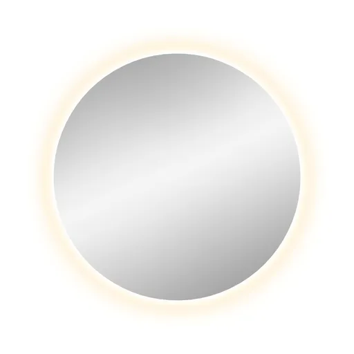 Spiegel - mit Beleuchtung, D ca. 70 cm