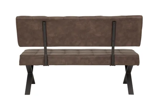 Bank - Stoff, Vintage braun