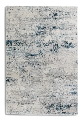 Teppich - BL ca. 133x190 cm - Blau/Creme Vintage