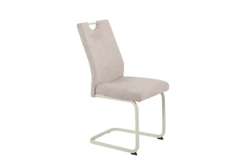 Freischwinger - Stoff, Creme