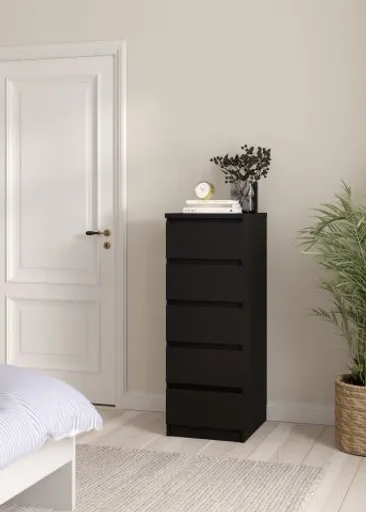 Kommode - B ca. 41 cm, Schwarz