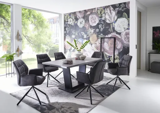 Sessel - Stoff, Anthrazit