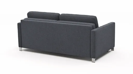Sofa Nuoro - 2,5-Sitzer inkl. Schlaffunktion, Armlehne schmal, Stoff, Eisblau