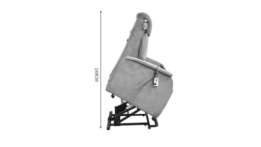 TV-Sessel MARIN - Aufstehhilfe, Relaxfunktion, Leder, Dunkelbraun