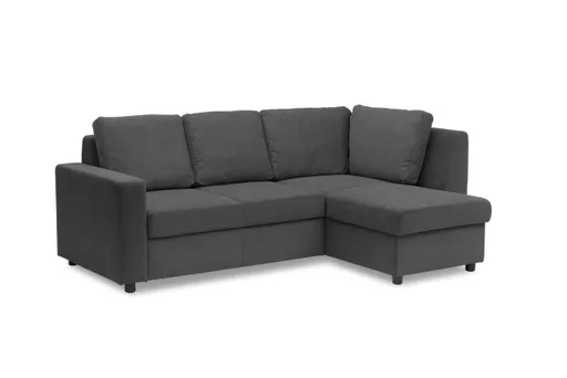 Ecksofa PRO FLEXX - 2-Sitzer, Ecke rechts, Stoff, Anthrazit