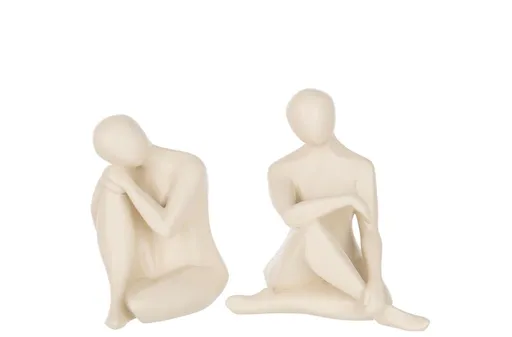 Deko-Figur - BHT ca. 21,5x25x15,5 cm, Sand