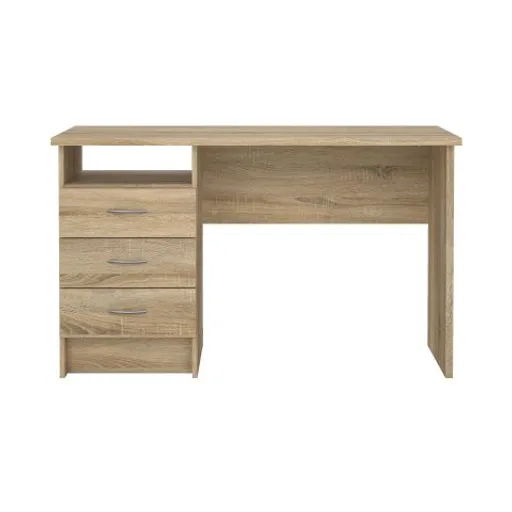 Schreibtisch - LB ca. 120x48 cm, Eiche Struktur Nachbildung