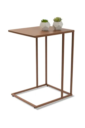 Beistelltisch - LB ca. 43x38 cm, Mocca